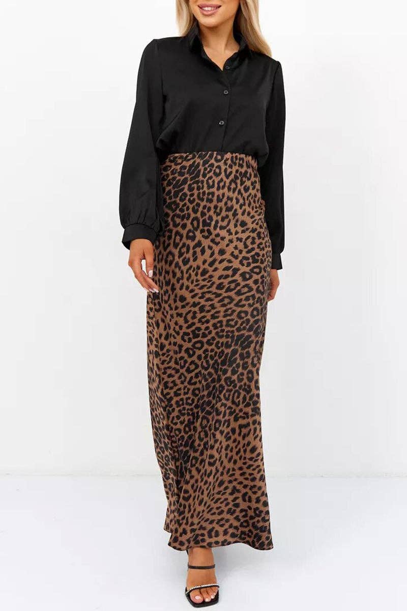 Mccolin - Wholesale Skirt - Women's - Leopard Print Skirt8