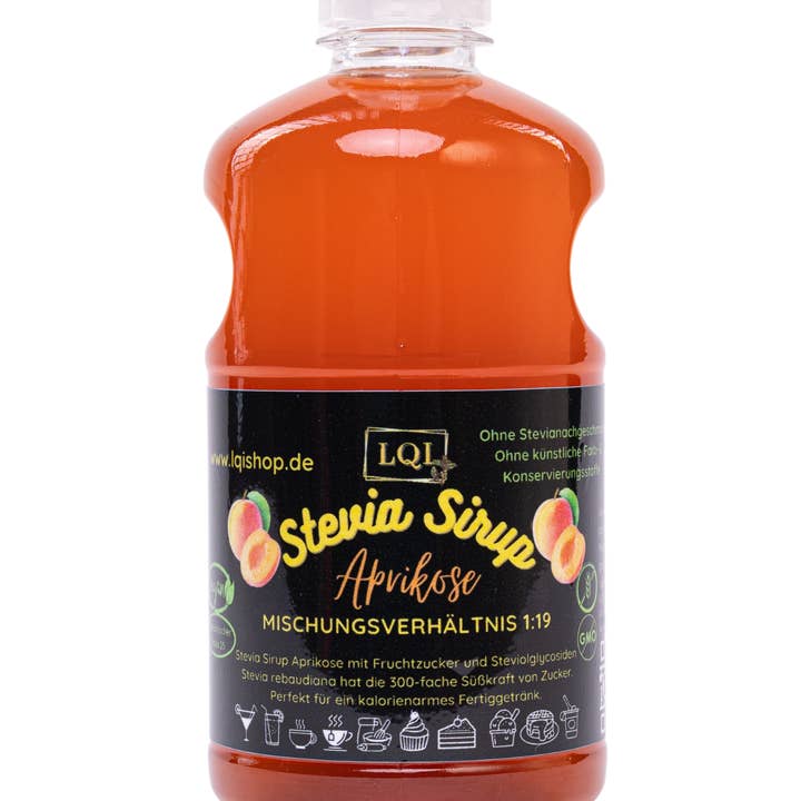 Life Quality International GmbH - Wholesale Flavored Syrup - stevia syrup apricot0