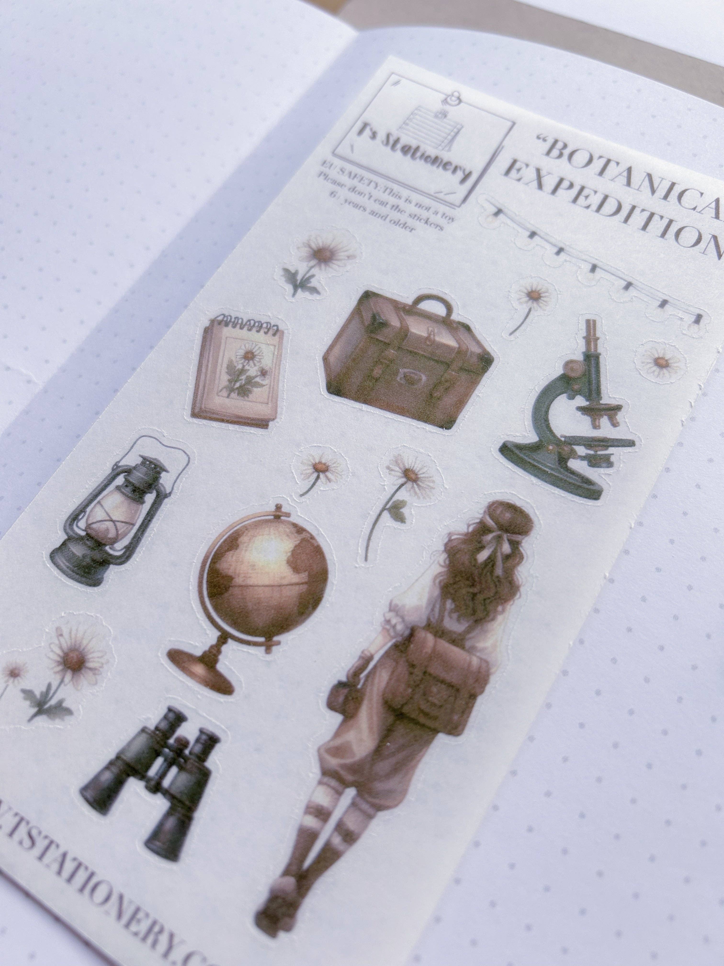 T's Stationery - Wholesale Sticker - "Botanical Expedition"  Sticker Sheet3