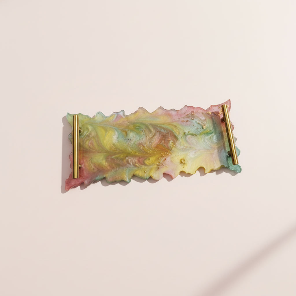 Love Laugh and Gather Together - Wholesale Decorative Tray - Flowing Faith Vanity Tray - 3 Assorted2