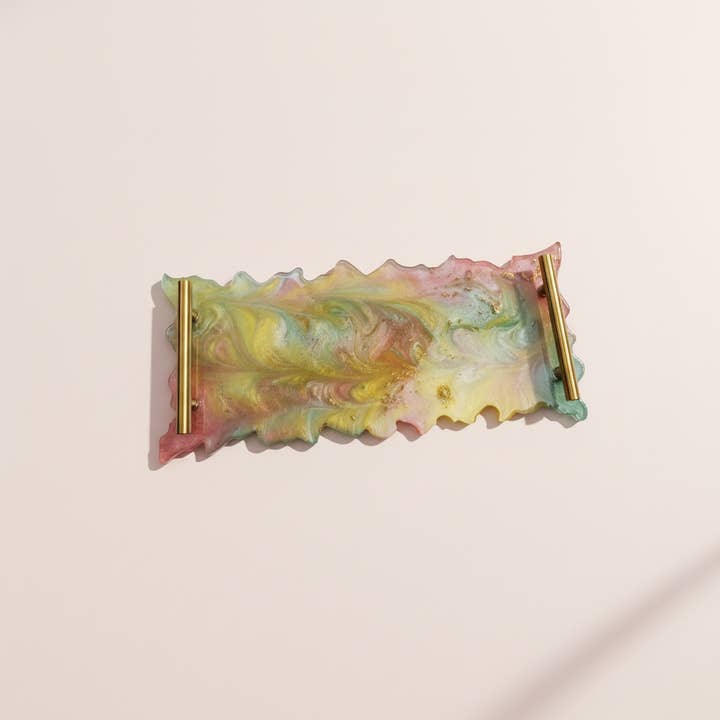 Love Laugh and Gather Together - Wholesale Decorative Tray - Flowing Faith Vanity Tray - 3 Assorted2