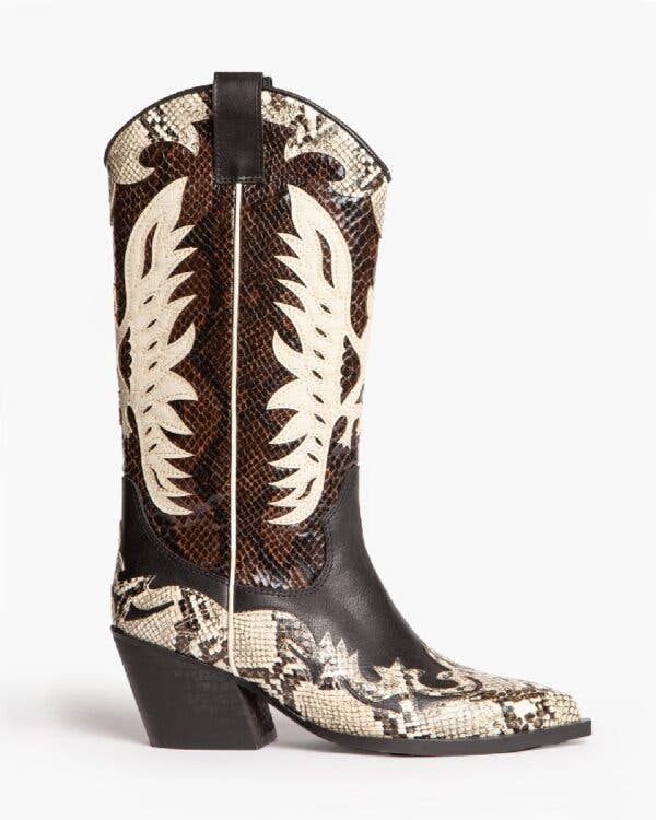 SWEET MAGIC MODA Y COMPLEMENTOS - Vente Bottes – femme - Bottes style cowboy en similicuir0