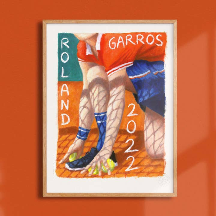Cartaz Roland-Garros Louise Sartor, 2022 - FFT0043 por atacado de Oneart