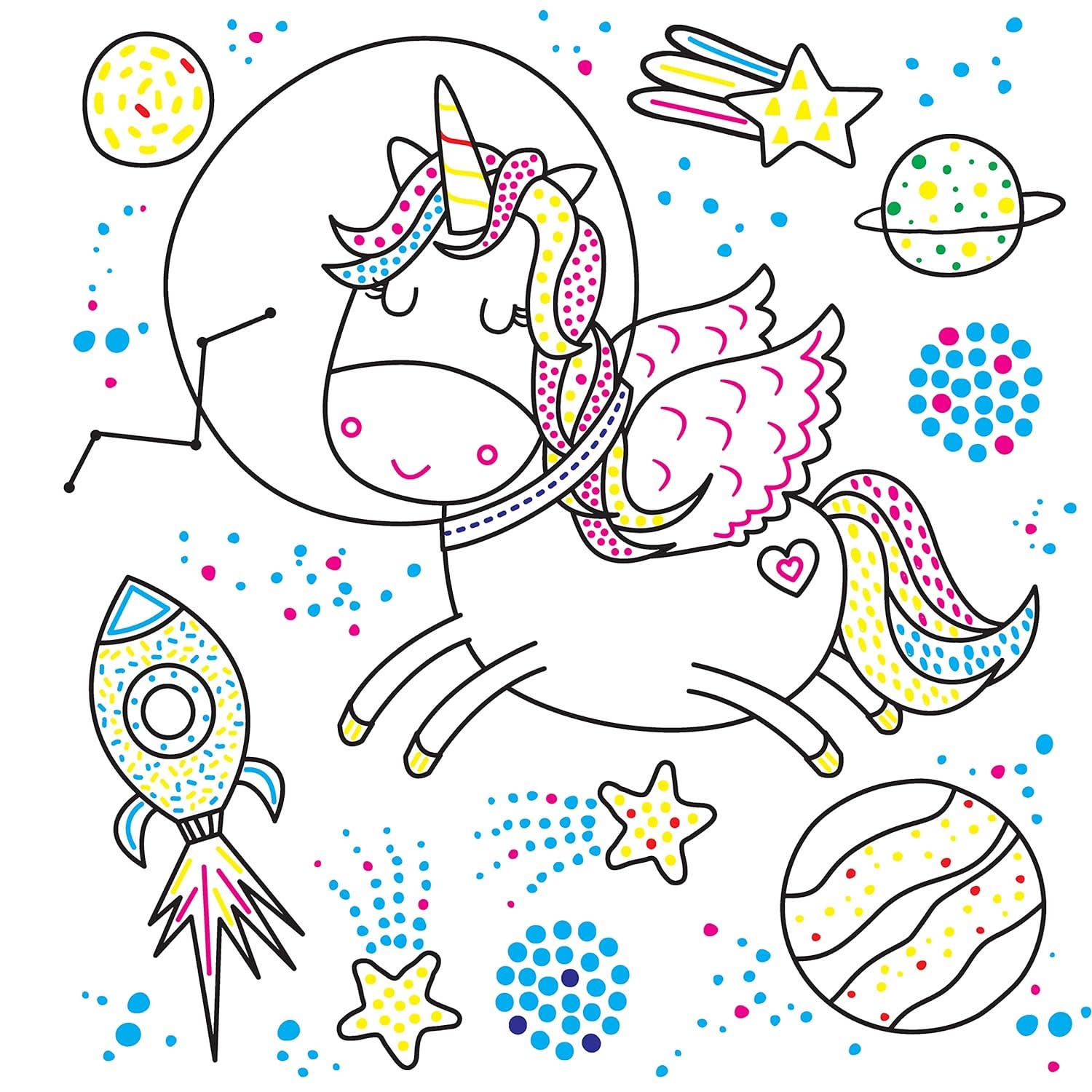 Fox Chapel Publishing - Wholesale Coloring & Activity Book - Kids & Baby - Easy and Fun Paint Magic with Water: Unicorns and Friends1