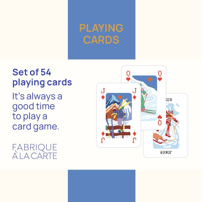 Fabrique Playing Cards - Winter for wholesale by A-Journal Stationery