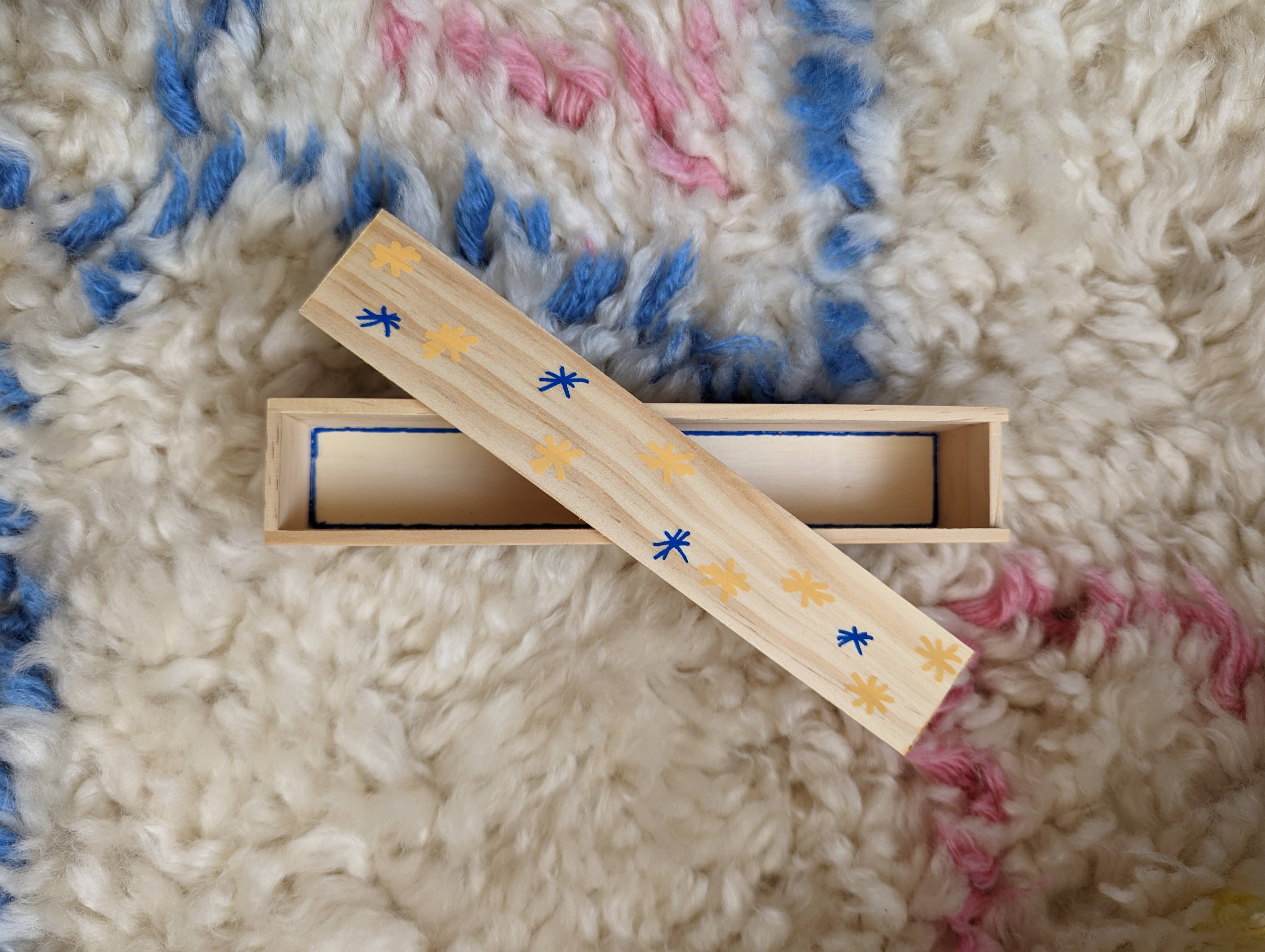 Foreignspell - Wholesale Decorative Box - Moon Gal | Hand-Painted, One-of-a-Kind Wooden Box3