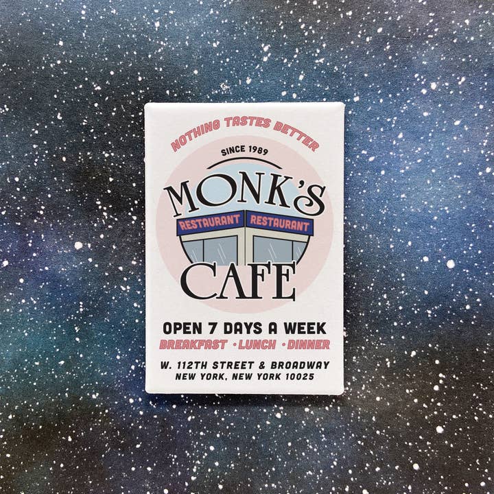 The Red Swan Shop - Wholesale Magnet - Souvenir Magnet - Seinfeld - Monk's Cafe
