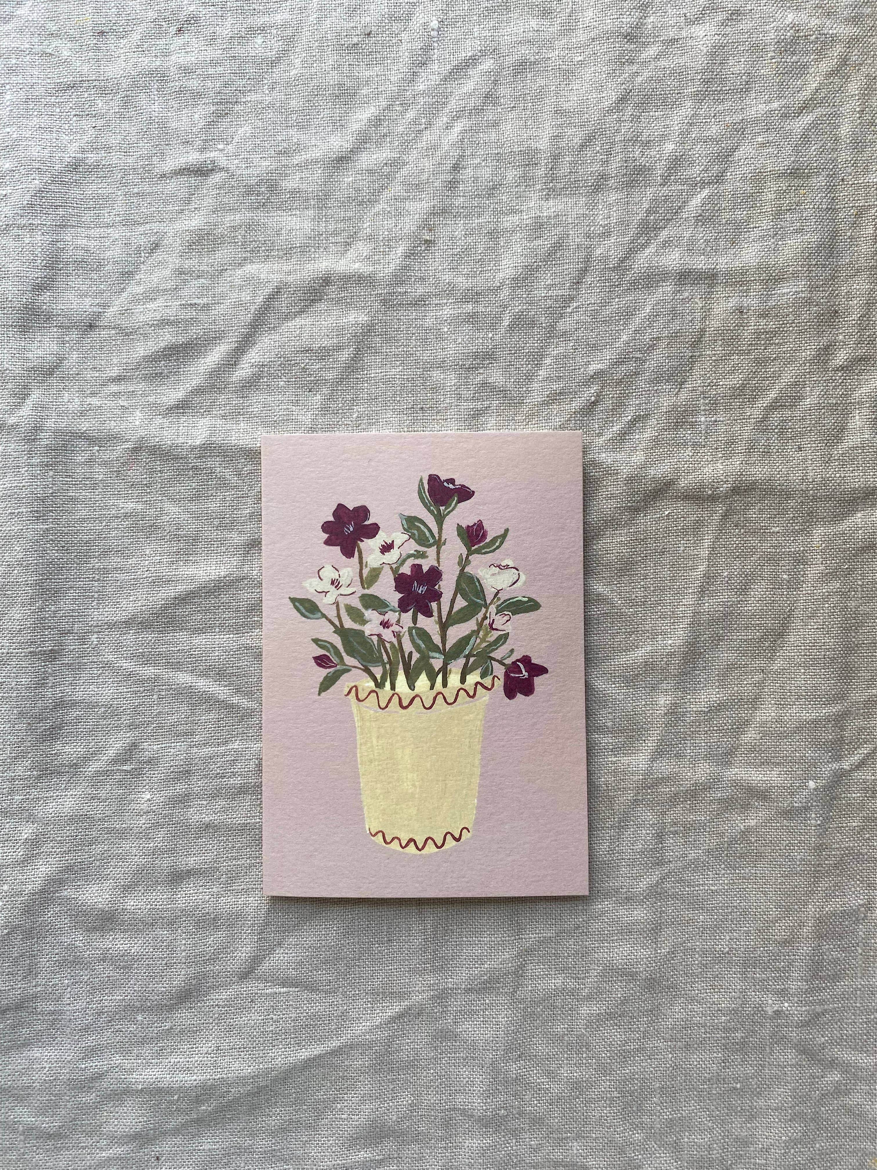 Harriet Watson - Wholesale Everyday Greeting Card - Hellebore mini card1