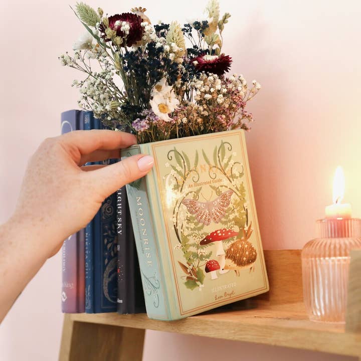 Lisa Angel - Wholesale Vase - Ceramic Moonrise Woodland Book Vase