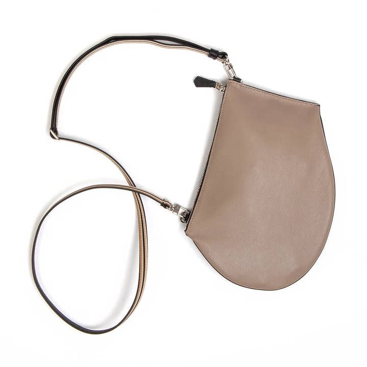 Bolsa tiracolo - Zip Maxi - Taupe por atacado de MARIELAURENCESTEVIGNY