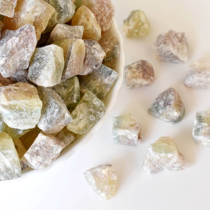 1Pz Pietre Grezze | Multi Fluorite | Cristalli Grezzi Curativi per la vendita all'ingrosso da parte di Soothing Crystals