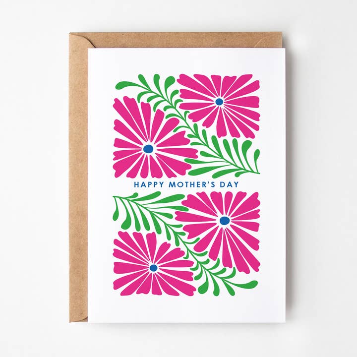 Carte de vœux Gerbera pour la fête des mères pour la vente par Happy Street