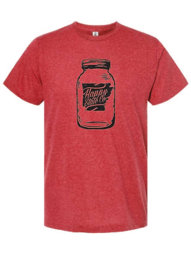 Jarrão de vidro Happy State Co Arkansas XS-3x por atacado de Happy State Co