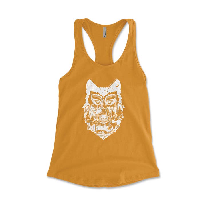 Ärmlös tröja för damer, Wolf för wholesale av Mountain Mornings