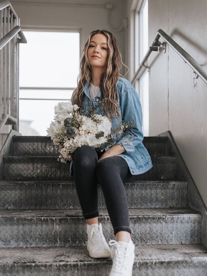 Women's 100% Cotton Relaxed Fit Denim Jacket for wholesale by denim + thread