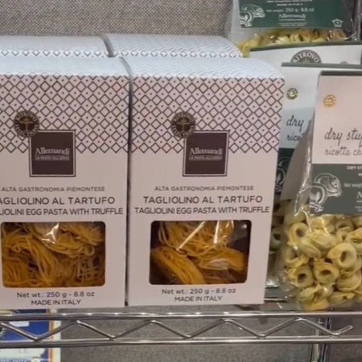 RITROVO - Wholesale Pasta - Allemandi Tagliolini al Tartufo, Truffle Cage Free Egg Pasta