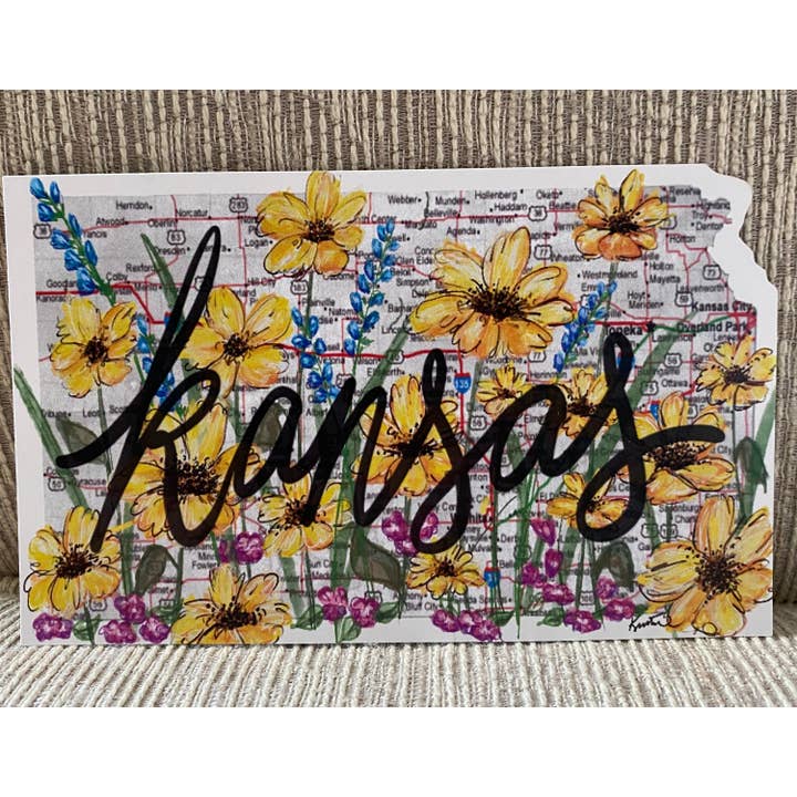 Something Beautiful - Wholesale Postcard - Kansas Wildflowers Postcards1