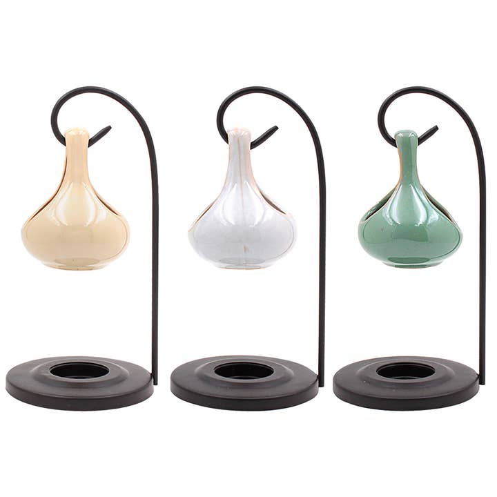 Oil Ceramic Burner Hanging Vase for wholesale by Joe Davies