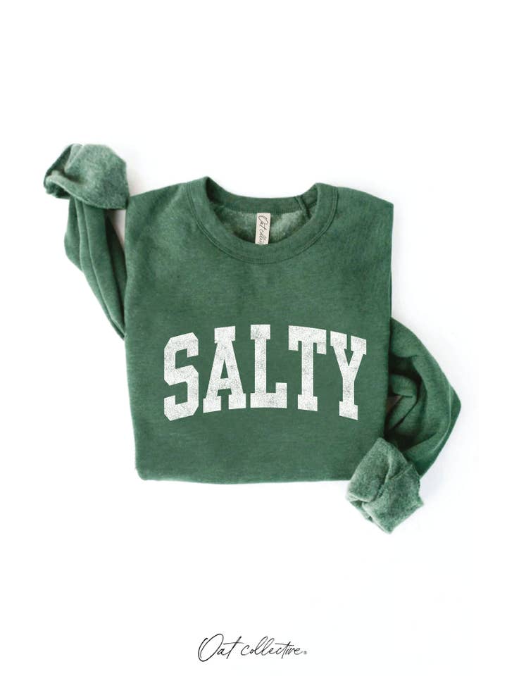 OAT COLLECTIVE - Wholesale Graphic Sweatshirt - Women's - SALTY Graphic Sweatshirt