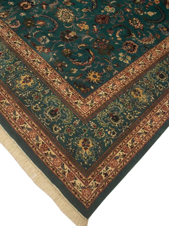 Wali Sonay Green/Green Rug, 10'0" x 13'11" for wholesale by Noori Rug