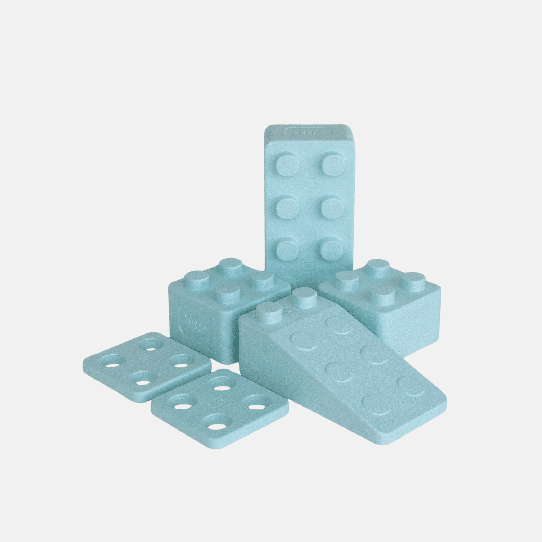 bygge - Wholesale Building Set - Kids - bygge - Basic Set "MONOKROM" (6 pieces)5