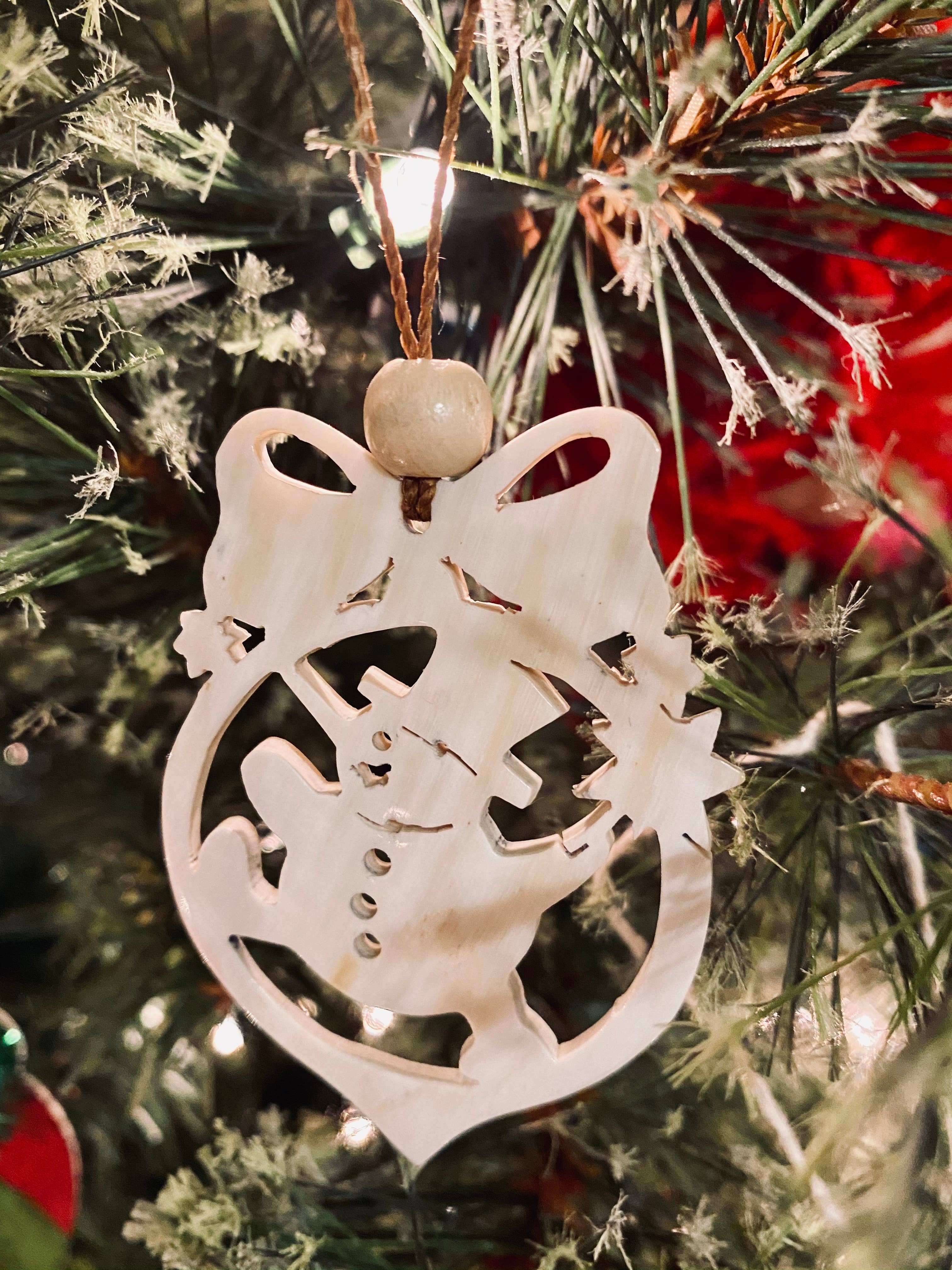 Blossom Inspirations - Wholesale Ornament - Snowman Horn Ornament1