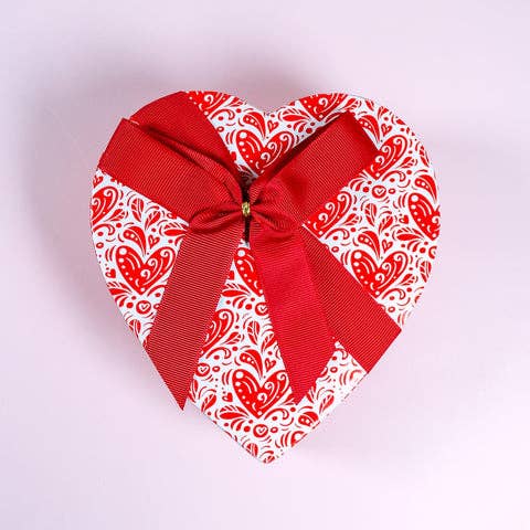 Sugar Plum Chocolates - Wholesale Chocolate Box - 2 Dozen Valentine's Day Heart Truffles - 24 Chocolates4