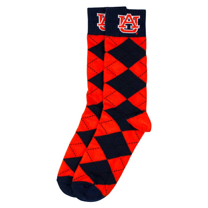 Chaussettes Auburn Tigers Argyle Dress pour la vente par Donegal Bay