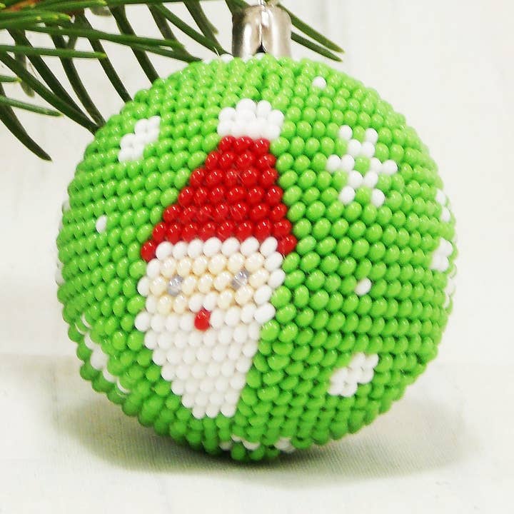 Décoration de Père Noël avec flocon de neige d'hiver Décoration d'arbre de Noël pour la vente par Ninolia