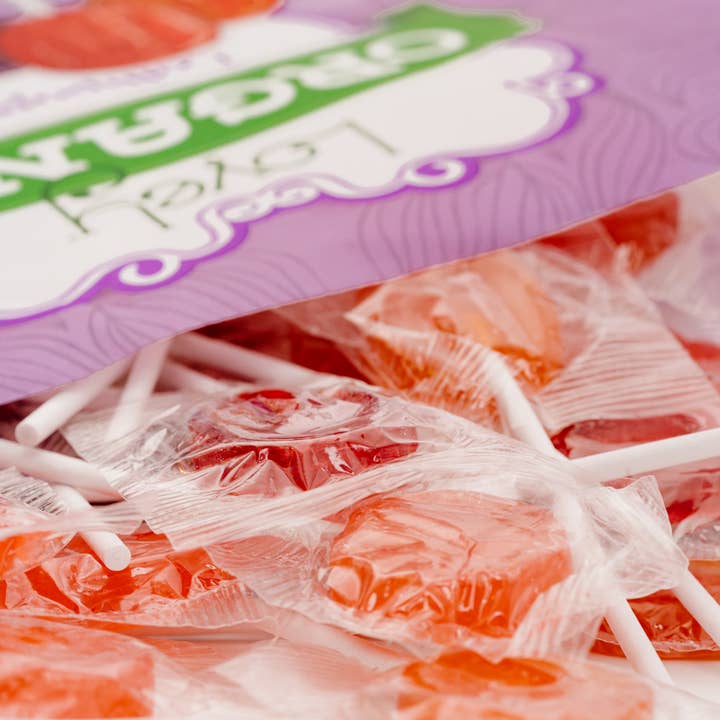 Lovely Candy Company - Wholesale Lollipop - Bulk Organic Lollipops -10lb, Gluten Free Candy, No Dyes