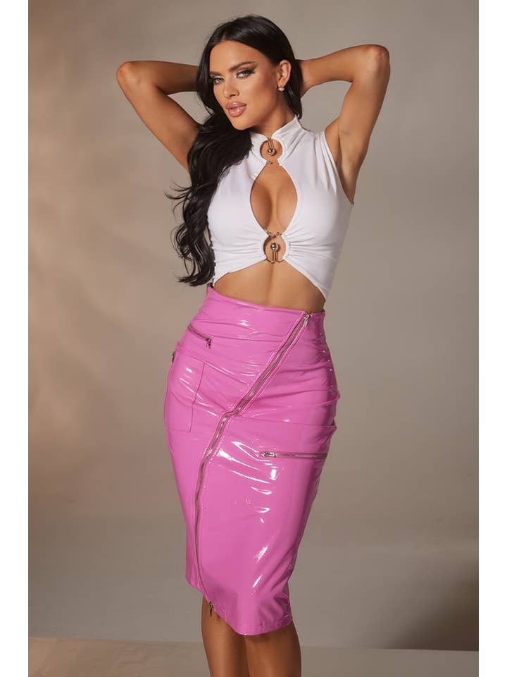 WFFS - Vendita all'ingrosso Gonna - Donna - Gonna midi in PU5