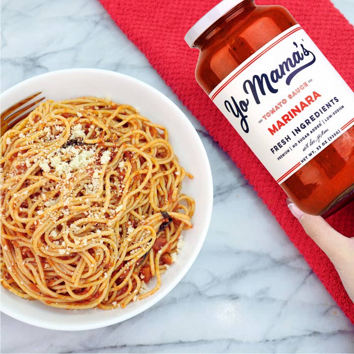 Yo Mama's Foods - Wholesale Pasta sauce - 33 OZ Yo Mamas Original Marinara2