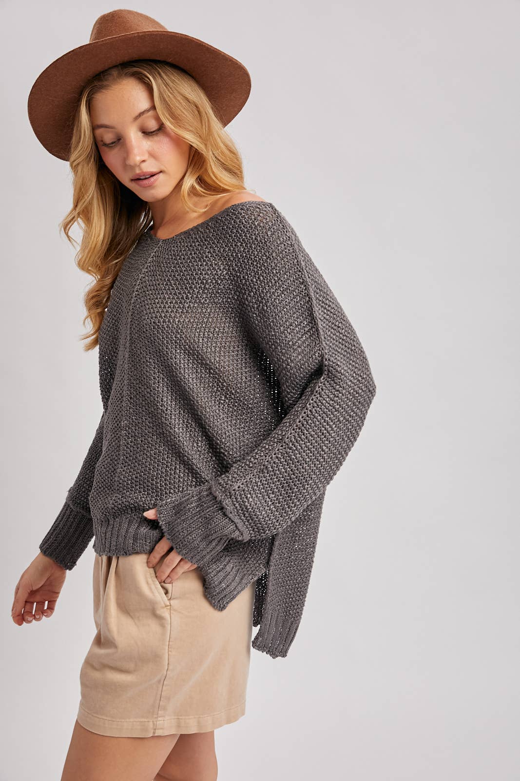 Bluivy - Wholesale Knit Sweater - Women's - REVERSE SEAM LOOSE FIT SWEATER19