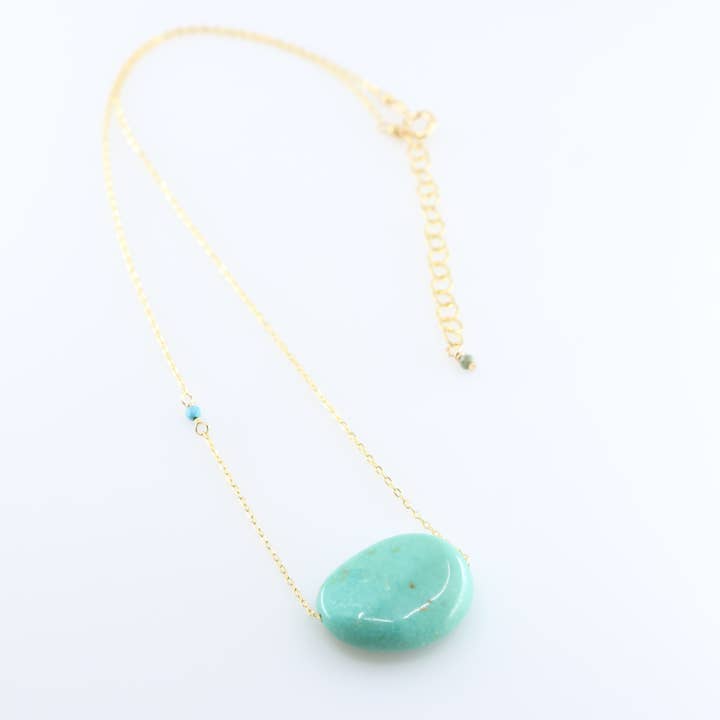 Collier Solo Kingman Turquoise pour la vente par J. Mills Studio