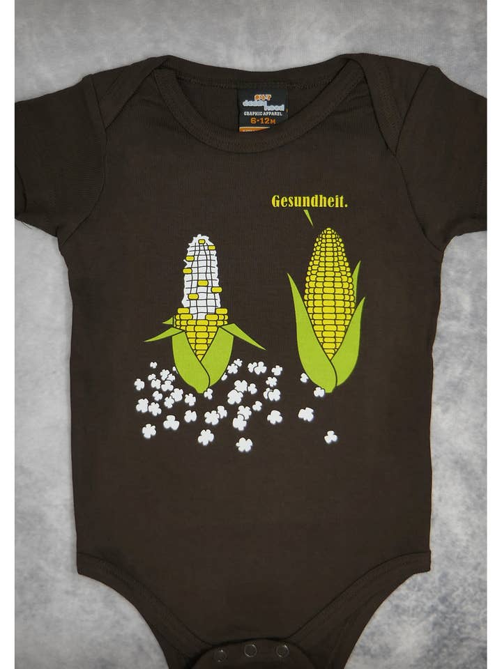 Popcorn Baby Onepiece och Lap Tee för wholesale av 24-7 Daddyhood