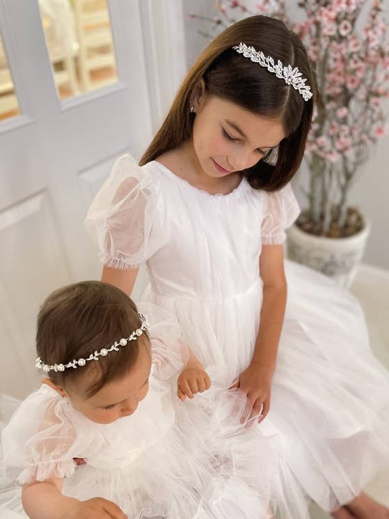 Elowyn Girls Diamnate Tiara for wholesale by A Little Lacey