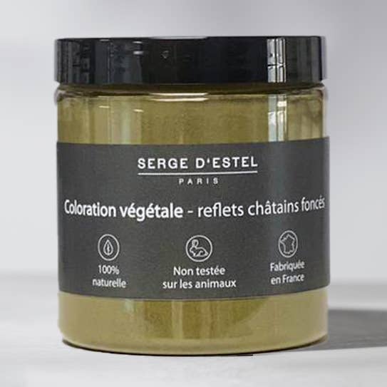 Coloración vegetal - reflejos castaños oscuros 100g para venta al por mayor de Serge D'Estel