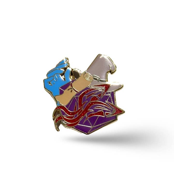 Dungeons & Dragons Role Enamel Pin // Wizard for wholesale by Naytendo