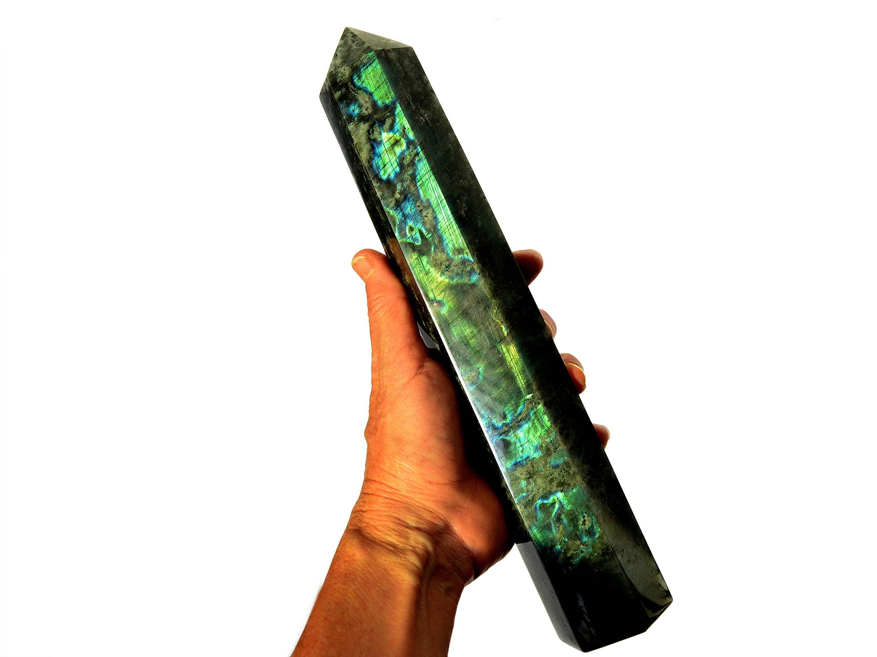 Kaia & Crystals - Wholesale Spiritual Stone/Crystal - XXXL Labradorite Crystal Tower 1.000g+0