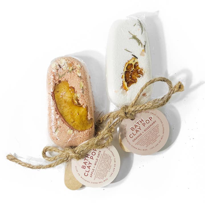 Sow the Magic - Wholesale Bath Bomb/Fizz - Botanical Bath Clay Pops With Dried Fruit and Epsom Salt