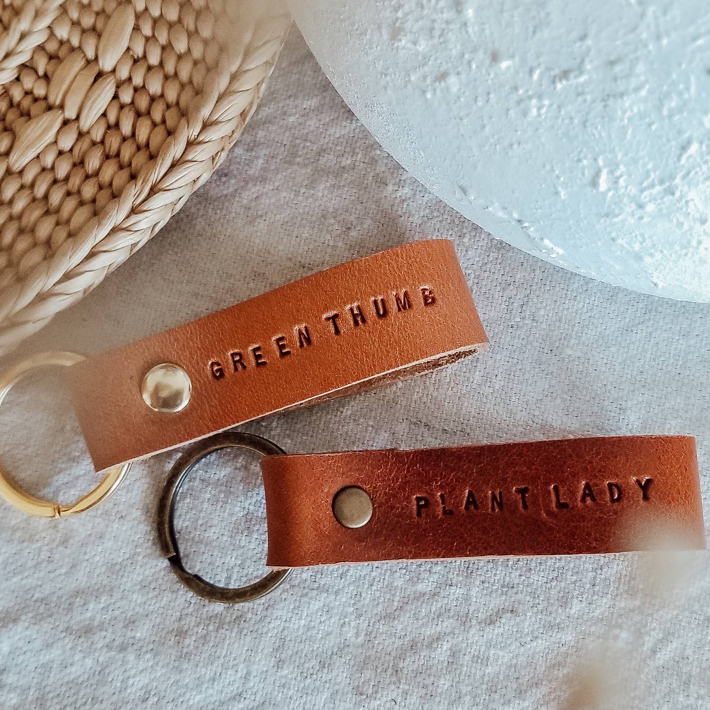 Wholesale Leather Keychain with Custom Text | Small Font | 10 Characte ...