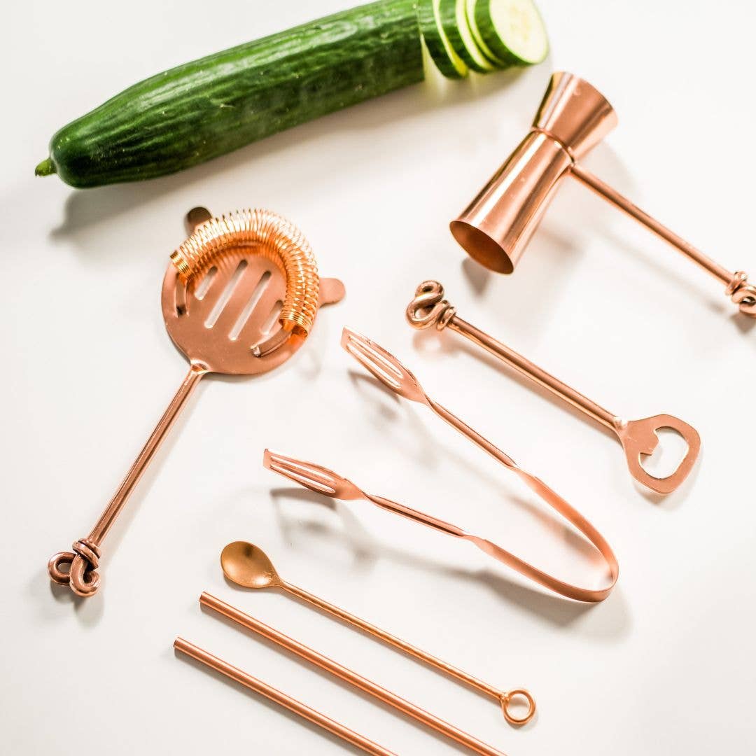 Specter & Cup – material de bar por atacado – Conjunto de acessórios para bar de coquetel Vogue, 5 peças - revestido em cobre7