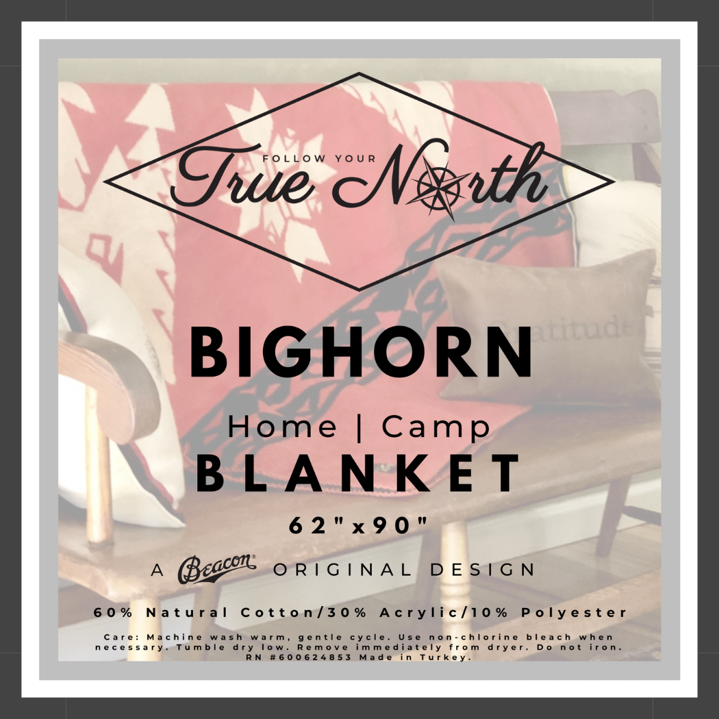 Follow Your True North - Wholesale Throw Blanket - Bighorn Blanket2