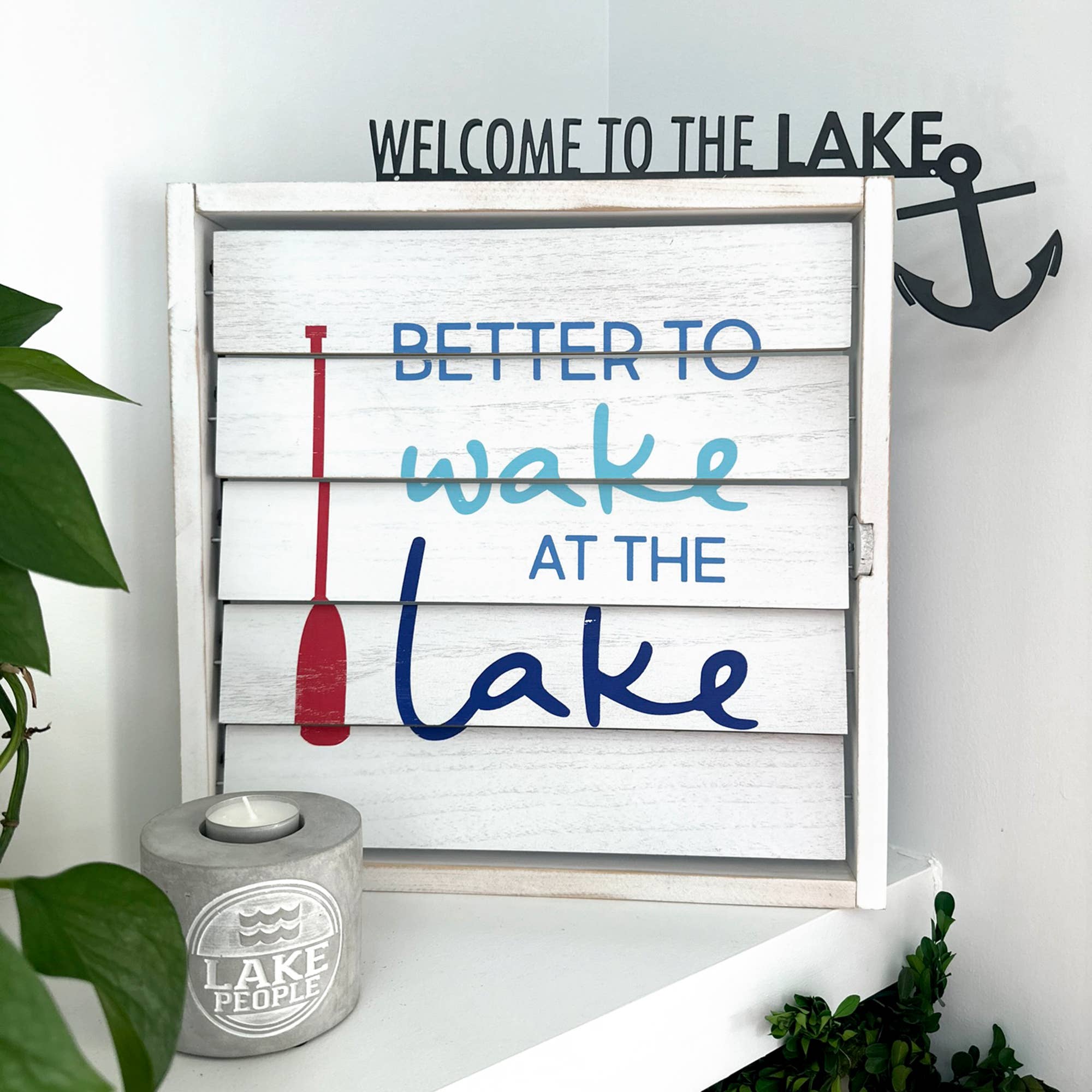 Pavilion - Wholesale Door Hanger - Lake - Metal Door Topper3