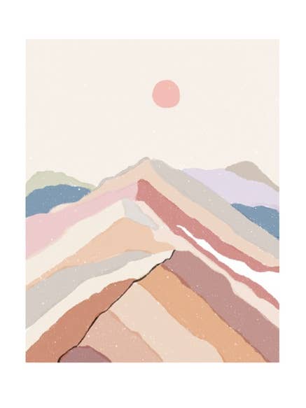 Mountain Dream Print for wholesale by Walker Noble Studios