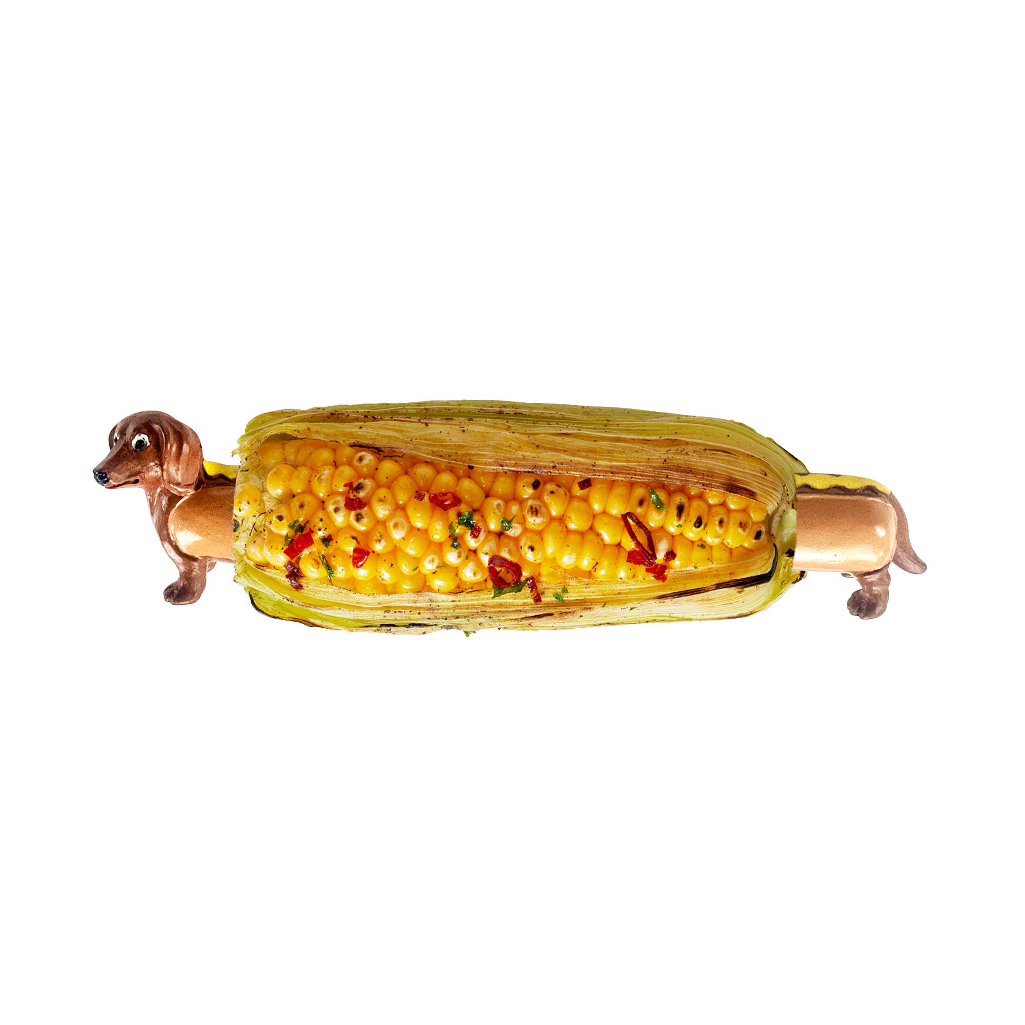 Fox Run Brands - Wholesale Corn Holders/Tools - Outset Set of 8 Daschund Corn Holder, 1” x 2.5” x 1”5