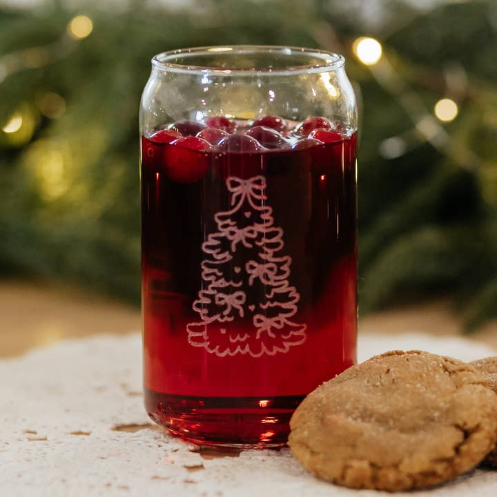 Bow Tree Drinking Glass | 16 oz. for wholesale by Rudie Jo