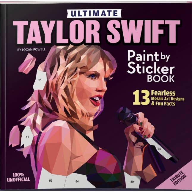 Wellspring - Wholesale Coloring & Activity Book - Adult - Taylor Swift Sticker Painting (10 pack w/ Display)1