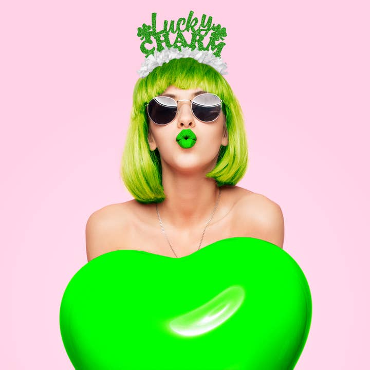 Festive Gal - Wholesale Party Hat/Crown - Lucky Charm St. Patricks Day Party Headband Crown1