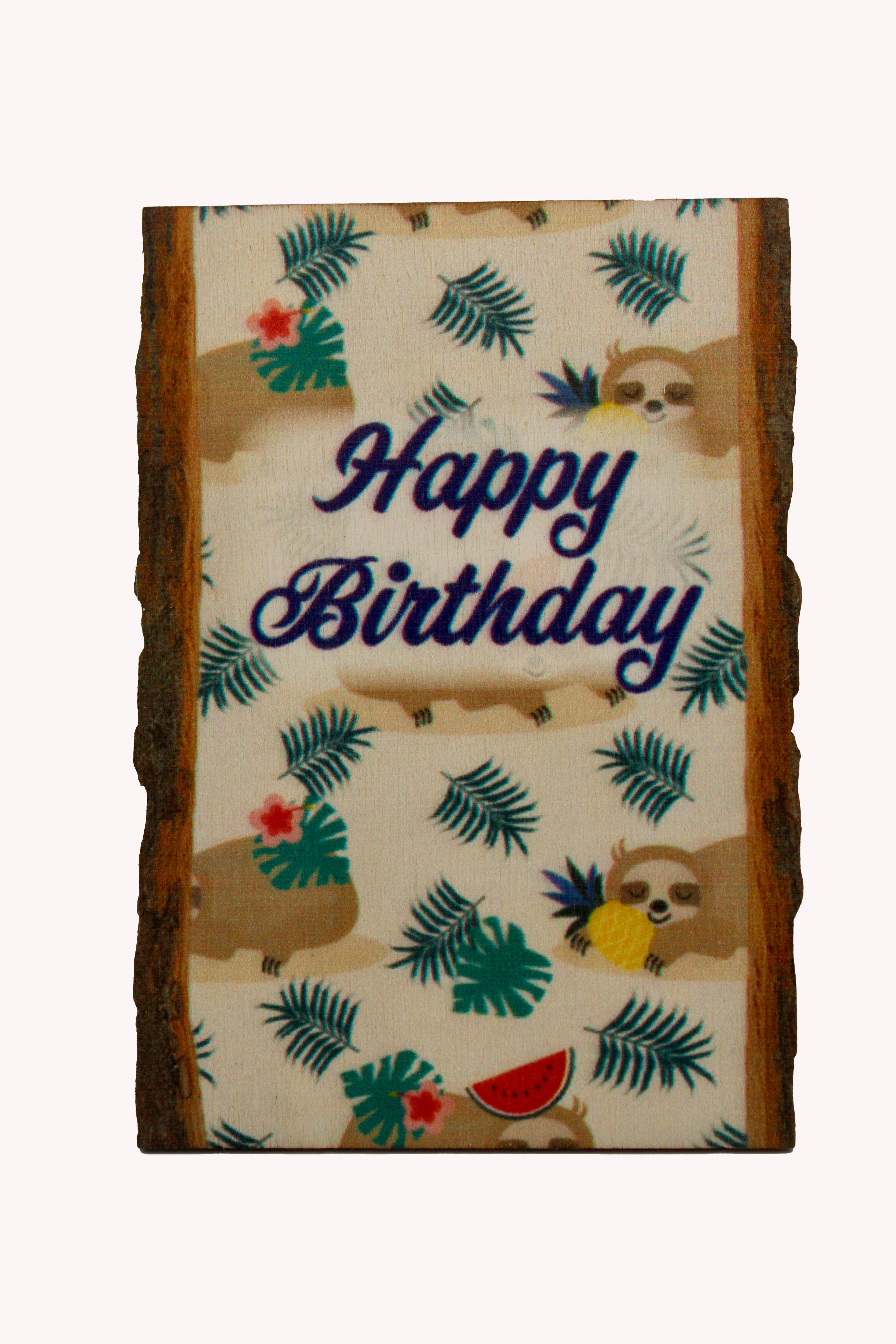 DaydreamHQ - Vente Cartes d'anniversaire - Cartes d'anniversaire - Paresseux - 5 cartes de vœux + enveloppes2